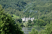 Castle near Loch Ard, Southern Highlands, Scotland, Great Britain, Europe