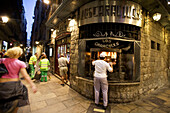 Barcelona,Los Caracoles traditional Restaurant in historic center
