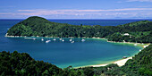 Tobago, Charlotteville,  Pirats bay, Segelboote