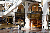 Dubai Mall of Emirates shopping mall , Atrium , jewellery shops