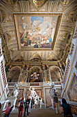 Vienna  Kunsthistorisches Museum Historic Art Museum  interieur ceiling Fresco