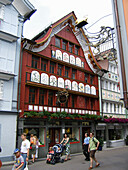 Switzerland, Appenzell, Stein,  traditional architecture