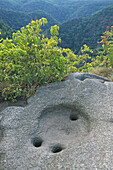 Bodetal, Rosstrappe, mythical footprint, near Thale, Harz mountains, Saxony Anhalt, Germany
