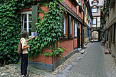 Fachwerkhäuser in der Altstadt, Quedlinburg, Sachsen-Anhalt, Deutschland