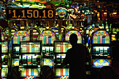Slots machines in Casino, Bahamas