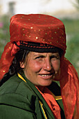Tajik Woman. Karakoram Highway. Uighur Autonomous Region of Sinkiang (Xinjiang). China