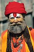 Holy man. Pashupatinath. Nepal