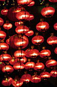 Red lanterns. Beijing Hotel. China