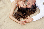 out, Chilling out, Closed eyes, Color, Colour, Contemporary, Couple, Couples, Daytime, Exterior, Fema