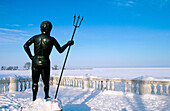 Statue of Poseidon. Petrodvorets. Near St. Petersburg. Russia