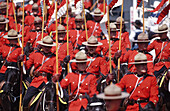 Royal Canadian Mounted Police parade. Canada