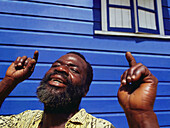 Man dancing. Jamaica (West Indies)