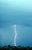 Lightning storm in Florida. USA.