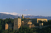 La Alhambra and Sierra Nevada. Granada. Andalusia. Spain