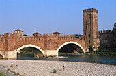 Castelvecchio and Scaligero Bridge. Verona. Veneto, Italy