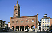 Palazzo Comunale or Arengario (City Hall) in Monza. Lombardy, Italy