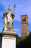 View of Montova near La loggia di Giulio Romano (Pescherie). Lombardy, Italy