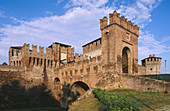 Rocca Sforzesca (1473-1475) in Soncino. Lombardy, Italy