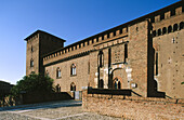 Castello Visconteo (Visconti Castle) in Pavia. Lombardy, Italy