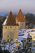 Fortifications in old town, Tallinn. Estonia