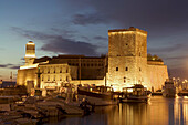 Saint Jean fort, Fanal tower. Marseille. Bouches du Rhône. France.