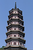 Temple of the Six Banyans Trees, Flower Pagoda. Guangzhou (Canton), Region Guangdong, China.