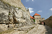 Sümeg Castle & Museum. Walkway. Sümeg. Lake Balaton Region. Hungary.