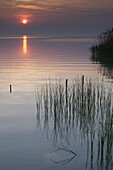 Lake Balaton at Sunrise. Largest Freshwater Lake in Mainland Europe. Tihany. Lake Balaton Region. Hungary. 2004.
