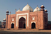 Taj Mahal. West Side Mosque. Detail. Uttar Pradesh. Agra. India.