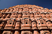 Hawa Mahal (Palace of the Winds) Exterior (b.1799). Jaipur. Rajasthan. India.