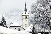 Town Church / Winter. Grindelwald. Bern. Switzerland.