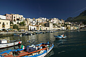 Town View from Port, Castellammare del Golfo. Sicily, Italy