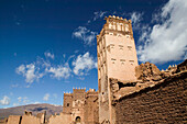 Telouet Village. Ruins of the Glaoui Kasbah. Tizi n-tischka Pass Road. South of the High Atlas. Morocco