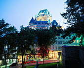 Frontenac Castle. Quebec City. Canada
