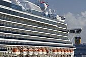 Port Everglades. Cruise Ship Detail. Fort Lauderdale. Florida. USA
