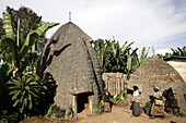 Dorse house (Ethiopian tribe). Awasa. Ethiopia.