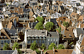 View seen from the cathedral north tower. Bourges. Cher. Centre. France