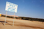 Yitzak Rabin Grenze zwischen Israel und Jordanien, Eilat, Israel