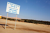 Yitzak Rabin Border crossing between Israel and Jordan, Eilat, Israel