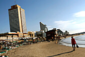 Strandszene, Gordon Beach, Tel Aviv, Israel
