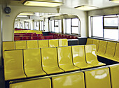 Staten Island ferry, interior. New York, USA
