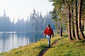 Summit Lake. Lassen Volcanic NP. California. USA.