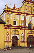 Cathedral, main square. San Cristobal de las Casas. Chiapas. Mexico