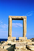 Greece, Cyclades Islands. Naxos, Appolo Door.