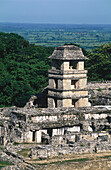 King Palace. Maya city. Palenque. Chiapas. Mexico.