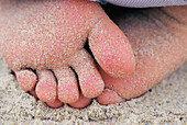 Feet and sand