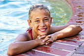 Girl in pool