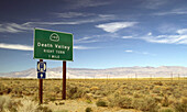 Death Valley sign , California