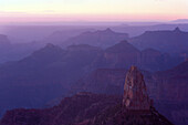 Grand canyon, USA, north rim view in morning light