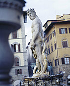 Statue of Neptune at Piazza della Signoria. Florence. Italy